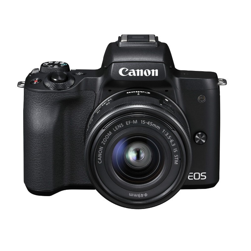 佳能（Canon）EOS M50 微單相機(jī) 數(shù)碼相機(jī) 微單套機(jī) 黑色（15-45 微單鏡頭）Vlog相機(jī) 4K 視頻拍攝
