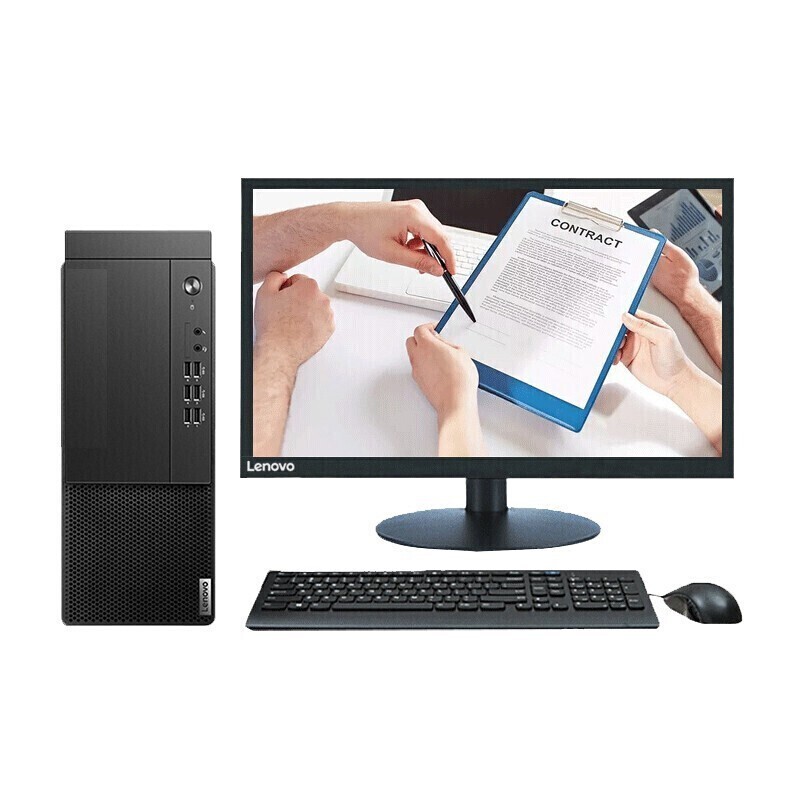聯(lián)想 啟天M433商用辦公臺(tái)式機(jī)電腦 （i5-10500/8G/1T+256GSSD /無(wú)光驅(qū) /集顯/ DOS/21.5英寸LED）