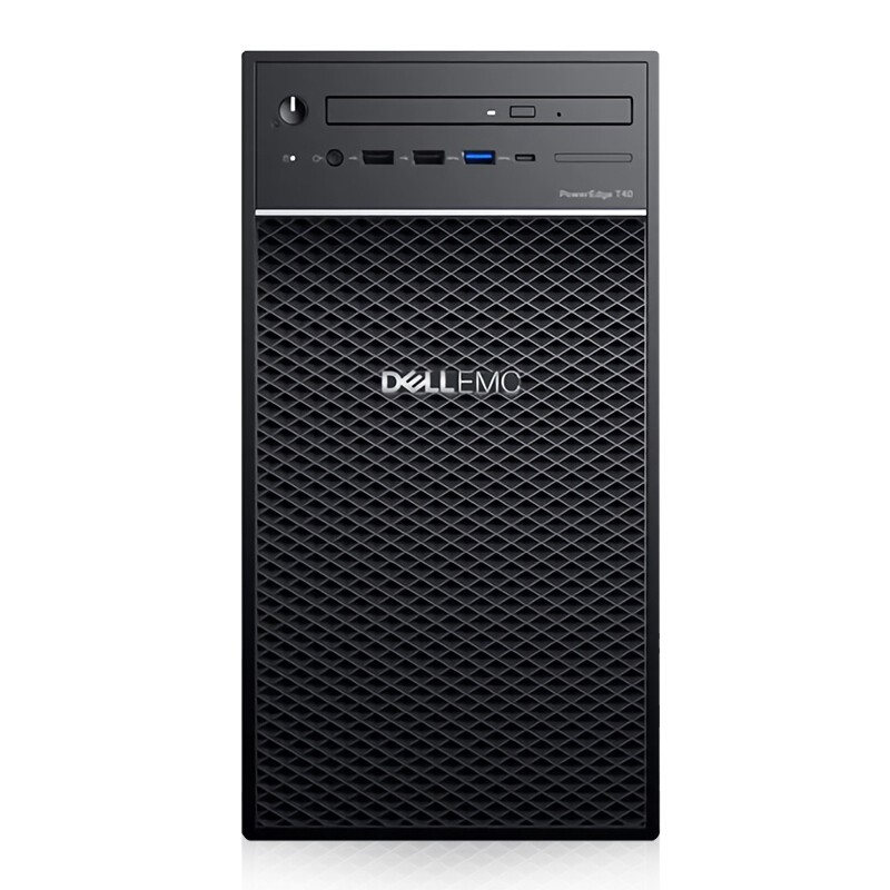 戴爾（DELL）PowerEdge T40 塔式服務(wù)器 至強(qiáng)E-2224G 3.5G 四核 8G內(nèi)存/1TB硬盤(pán)/19.5寸顯示器原廠三年聯(lián)保